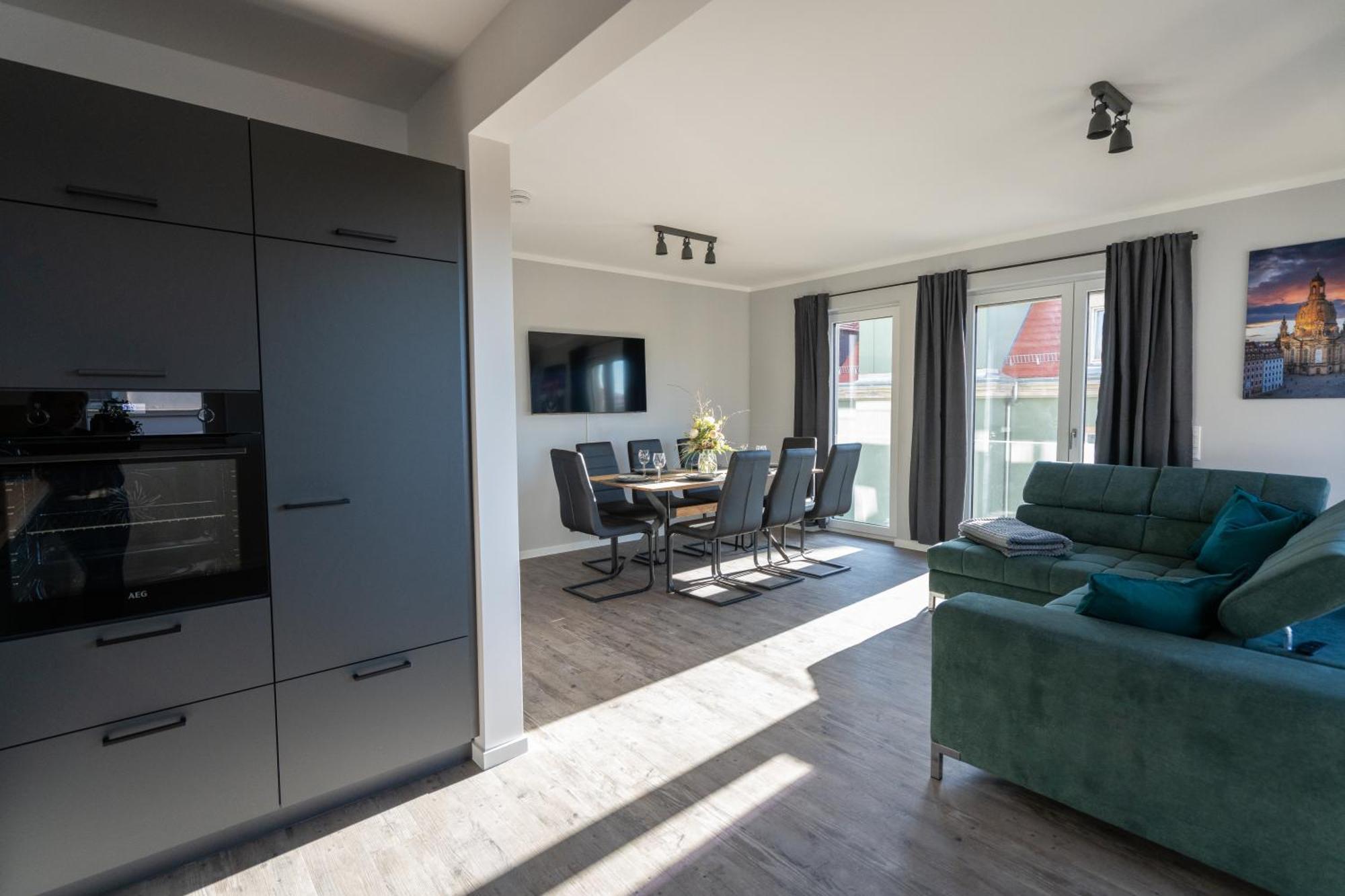 Supreme City Dream Mit Terrasse Und Parkplatz - 110M² Dresda Esterno foto