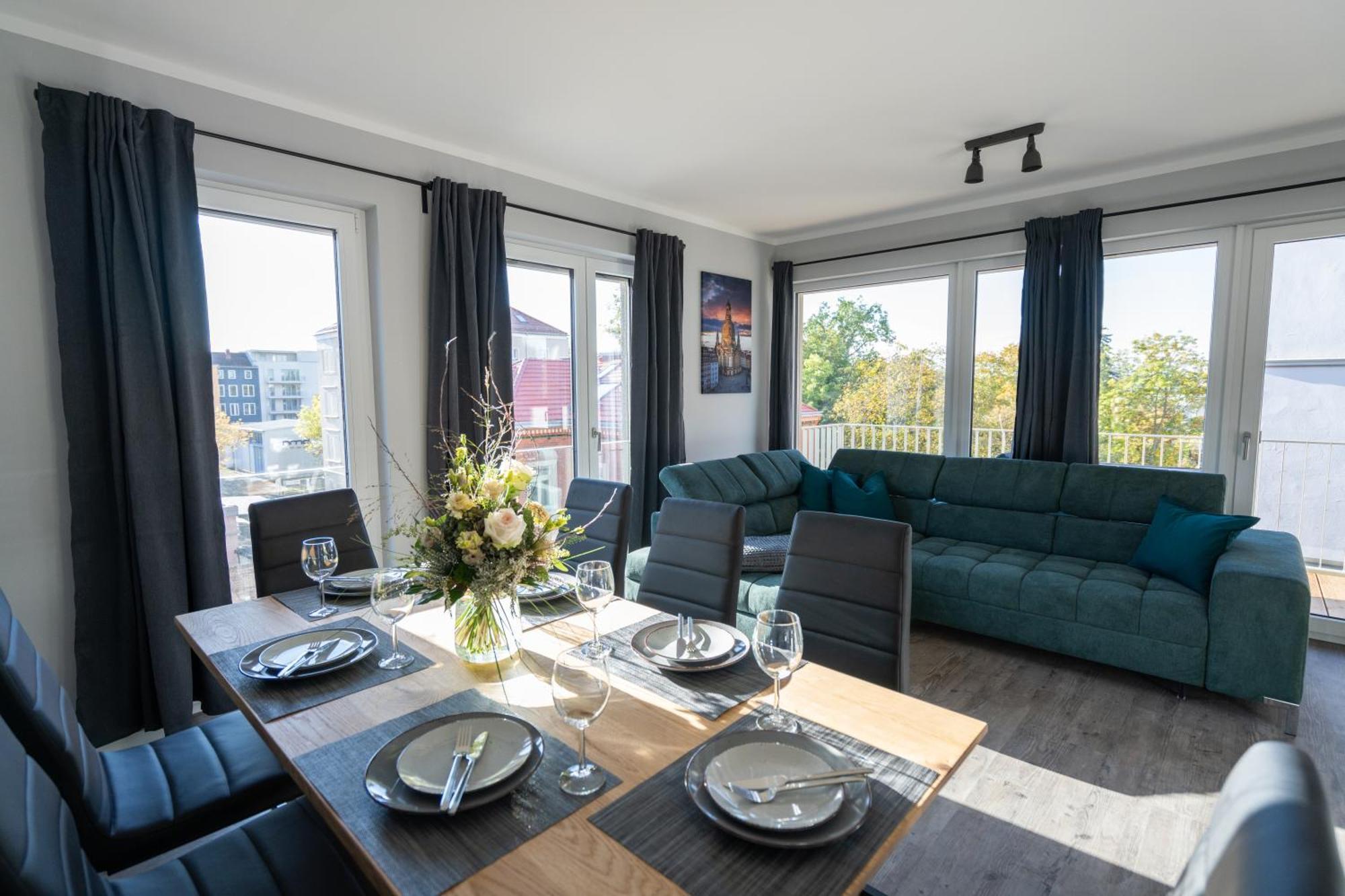 Supreme City Dream Mit Terrasse Und Parkplatz - 110M² Dresda Esterno foto